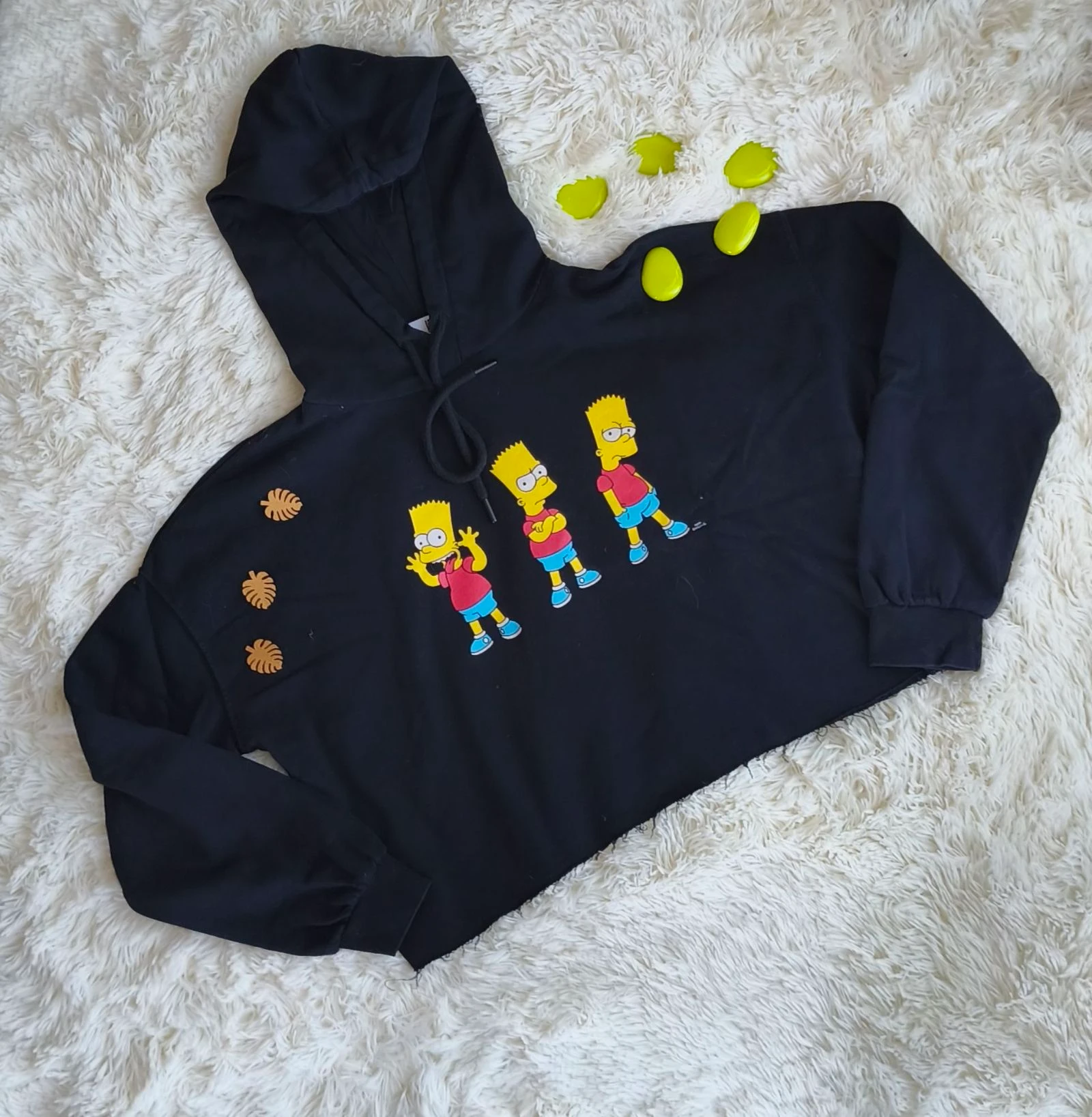 🖤 Women's Short Hooded Sweatshirt Size 38 🖤 – photo 3